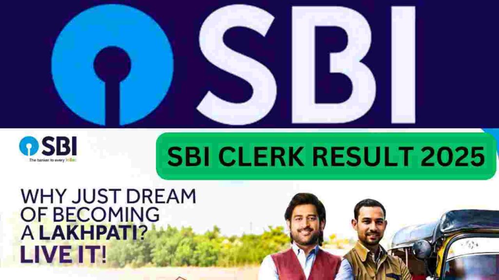 SBI Clerk Prelims result 2025